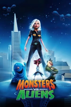 Monsters vs. Aliens (2009) Dual Audio Hindi Full Movie BluRay - 870MB